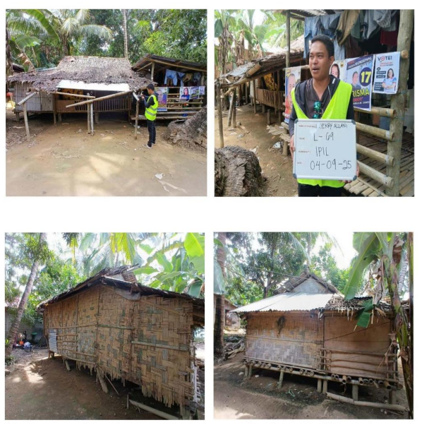 Affected structure documentation collage for socio-economic survey